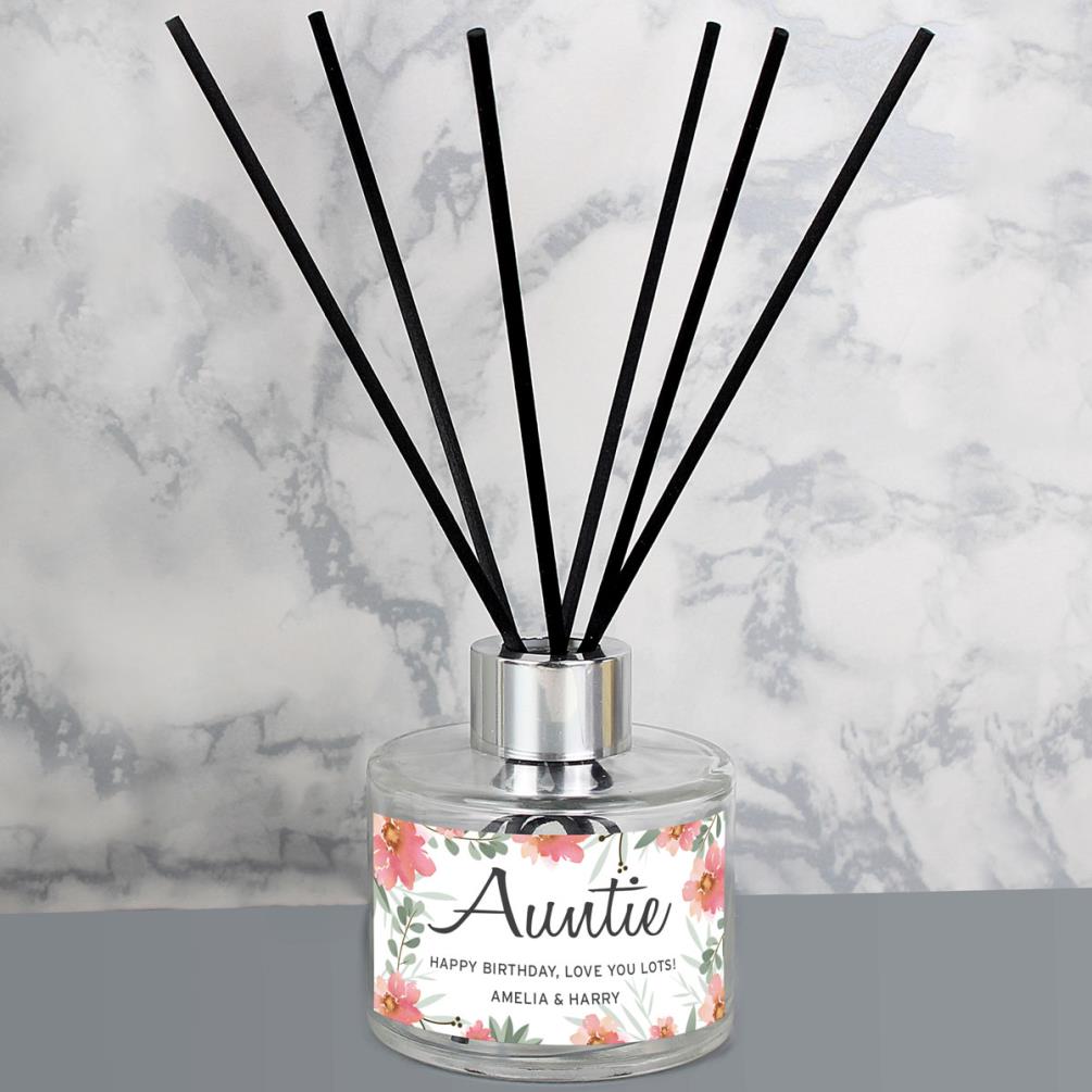 Personalised Floral Sentimental Reed Diffuser Extra Image 3
